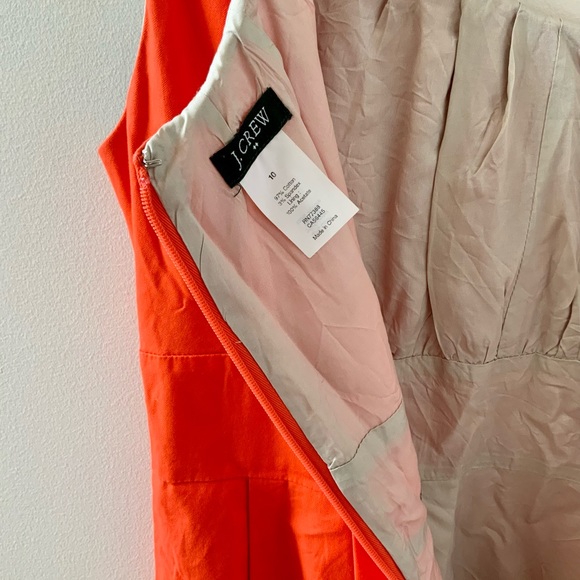 J. Crew - Superb Vivid orange dress  - EUC - Picture 5 of 5